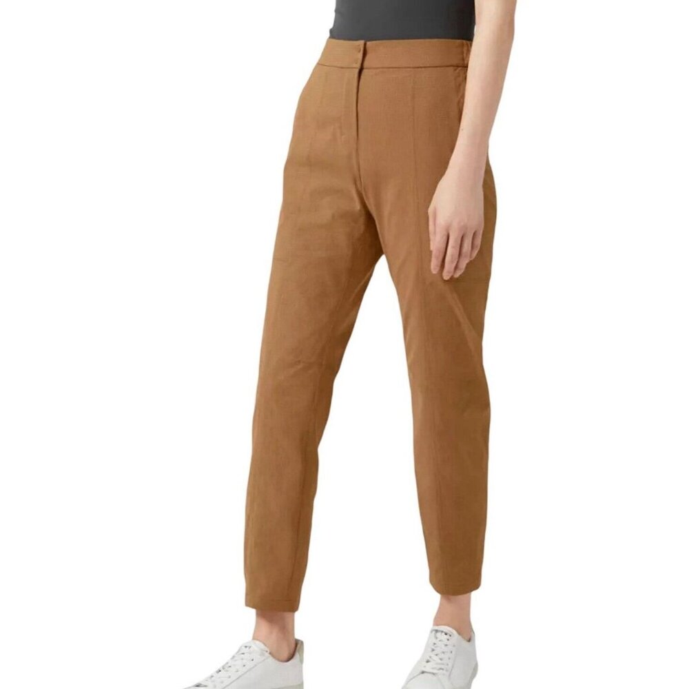 Lululemon Dynamic Days Pant Womens 6 Brown/Tan Lightweight Stretch